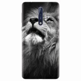 Husa silicon pentru Nokia 8, Majestic Lion Portrait