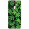 Husa silicon pentru Nokia 7 Plus, Green Leaf Pattern