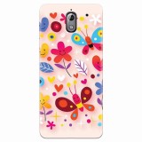 Husa silicon pentru Nokia 3.1, Butterfly