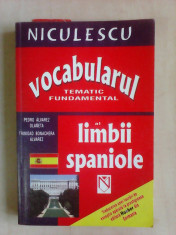 Vocabularul tematic fundamental al limbii spaniole foto