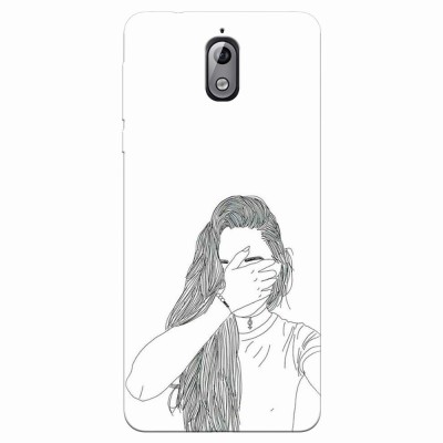 Husa silicon pentru Nokia 3.1, Dont Look foto