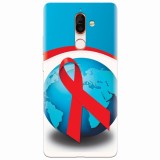 Husa silicon pentru Nokia 7 Plus, World Aids Day