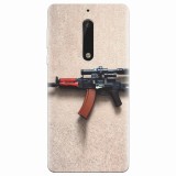 Husa silicon pentru Nokia 5, AK Kalashnikov Gun Of Military