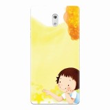 Husa silicon pentru Nokia 3, Child Autumn Paint Hd