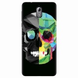 Husa silicon pentru Nokia 3.1, Colorful Skull