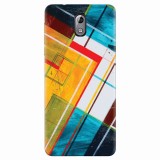 Husa silicon pentru Nokia 3.1, Abstraction Color Shape