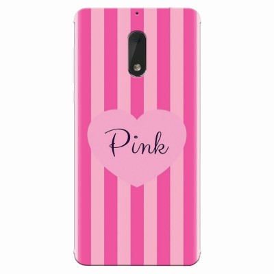 Husa silicon pentru Nokia 6, Pink foto