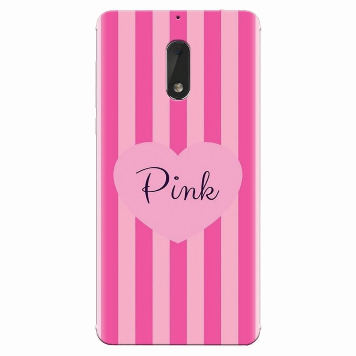 Husa silicon pentru Nokia 6, Pink