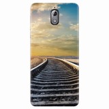 Husa silicon pentru Nokia 3.1, Railroad Horizon