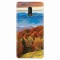 Husa silicon pentru Nokia 6, Autumn Mountain Fall Rusty Forest Colours