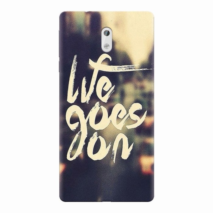 Husa silicon pentru Nokia 3, Life Goes On