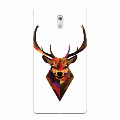 Husa silicon pentru Nokia 3, Geometric Tibetan Antelope foto