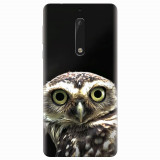 Husa silicon pentru Nokia 5, Owl In The Dark