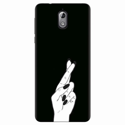 Husa silicon pentru Nokia 3.1, Finger Cross foto