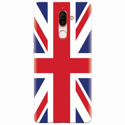 Husa silicon pentru Nokia 7 Plus, UK Flag Illustration foto