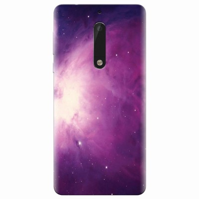 Husa silicon pentru Nokia 5, Purple Supernova Nebula Explosion foto