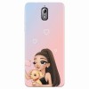 Husa silicon pentru Nokia 3.1, Selfie With Sweet Dog