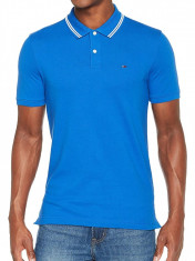 Tricou Tommy Jeans Essential Detail Polo Slim Fit, Slim Fit, culoare Albastru, marime XXL foto