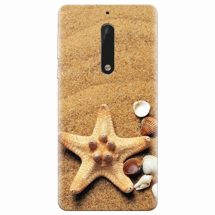 Husa silicon pentru Nokia 5, Sea Shells