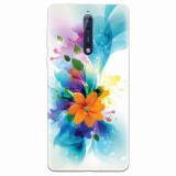 Husa silicon pentru Nokia 8, Flower 011