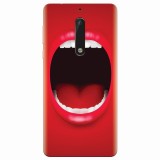 Husa silicon pentru Nokia 5, Big Mouth