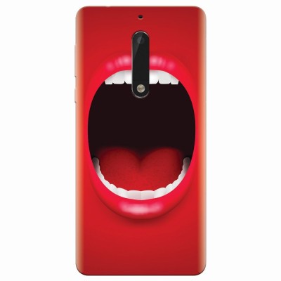 Husa silicon pentru Nokia 5, Big Mouth foto