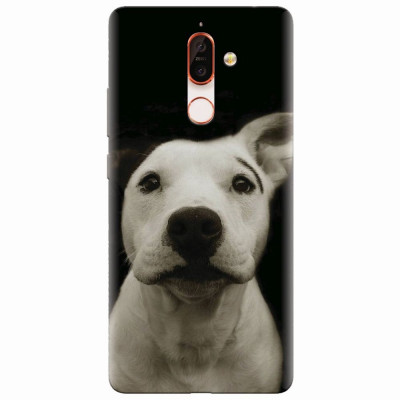 Husa silicon pentru Nokia 7 Plus, Funny Dog foto