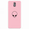 Husa silicon pentru Nokia 3.1, Pink Alien