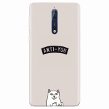 Husa silicon pentru Nokia 8, Anti You