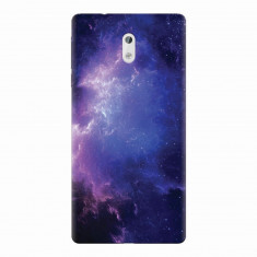 Husa silicon pentru Nokia 3, Purple Space Nebula