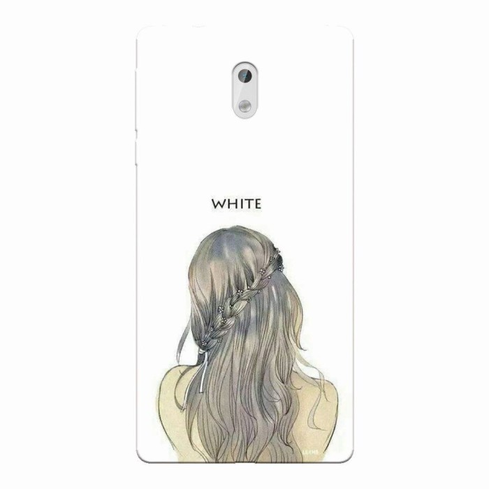 Husa silicon pentru Nokia 3, White