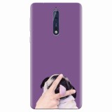 Husa silicon pentru Nokia 8, Cute Dog 2