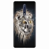 Husa silicon pentru Nokia 8, Abstract Lion 001