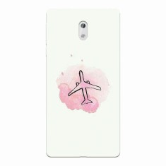 Husa silicon pentru Nokia 3, Airplain