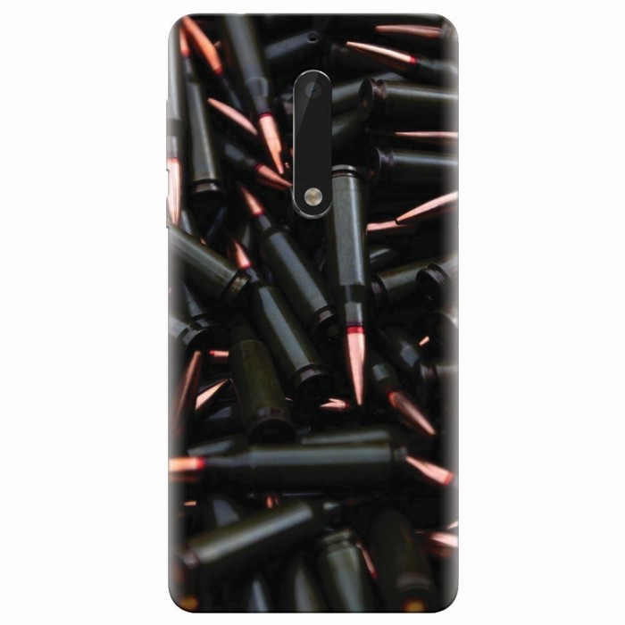 Husa silicon pentru Nokia 5, Ammunition Bullets