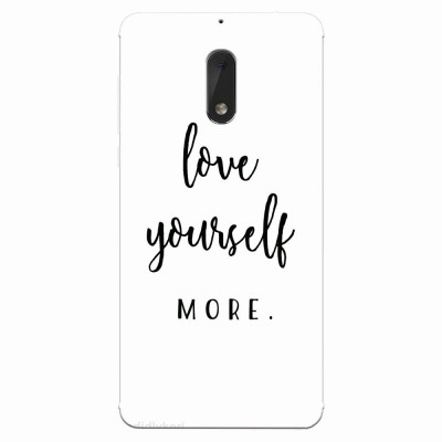 Husa silicon pentru Nokia 6, Love Yourself More foto
