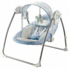 Balansoar electric portabil Baby Mix 0m+ Albastru foto