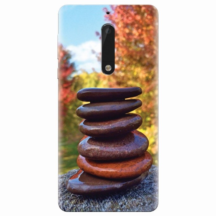 Husa silicon pentru Nokia 5, Stacking Stones