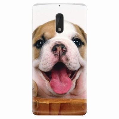 Husa silicon pentru Nokia 6, Puppies 002 foto