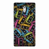 Husa silicon pentru Nokia 3, Audio Cassette Color Vector