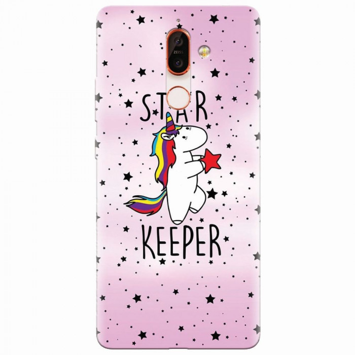 Husa silicon pentru Nokia 7 Plus, Unicorn Star Keeper