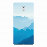 Husa silicon pentru Nokia 3, Blue Mountain Crests