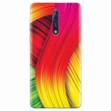 Husa silicon pentru Nokia 8, Colorful Abstract