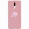 Husa silicon pentru Nokia 7 Plus, Saturn On Pink
