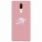 Husa silicon pentru Nokia 7 Plus, Saturn On Pink