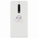 Husa silicon pentru Nokia 5, With Love