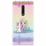 Husa silicon pentru Nokia 5, Mermaid Unicorn Play