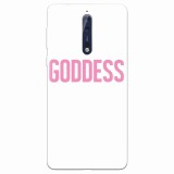 Husa silicon pentru Nokia 8, Goddess Girly
