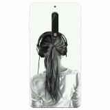 Husa silicon pentru Nokia 5, Girl With Headphone