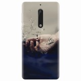 Husa silicon pentru Nokia 5, 3D Hand Ocean Render